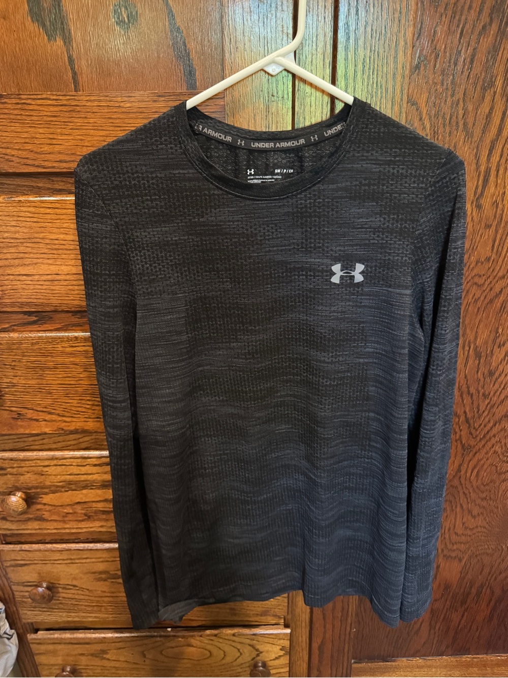 Under Armour Men's Long Sleeve Performance Tee - Black Heather